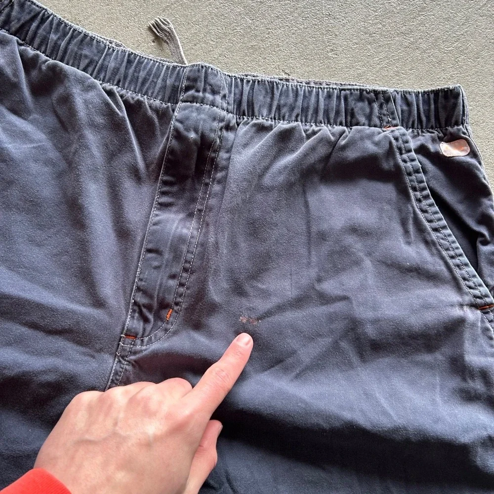 Vintage 90s Ocean Pacific Shorts Size‎ Large Navy Blue OP Surf Skate